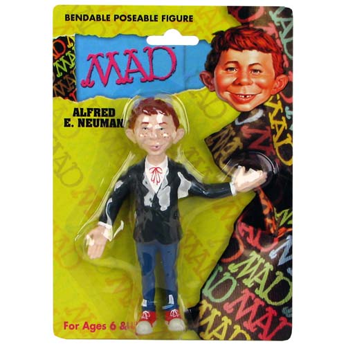 Mad Magazine Alfred E. Neuman Bendable Figure